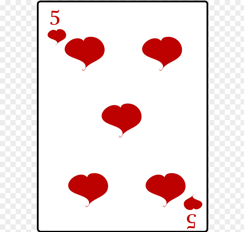 Hearts Playing Card Clip Art PNG