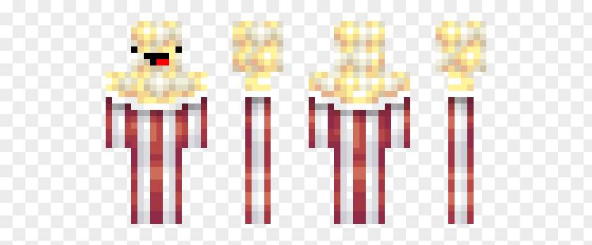 Minecraft Popcorn Maize Skin PNG