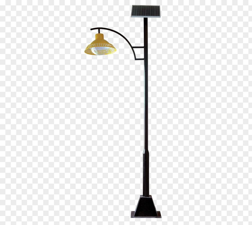 The Street Lights In Park Solar Light Lamp PNG