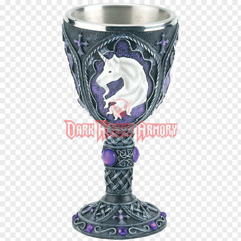 Unicorn Chalice Wicca Cup Triple Goddess PNG