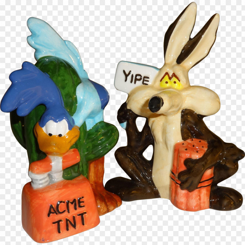 Wile Coyote Figurine PNG