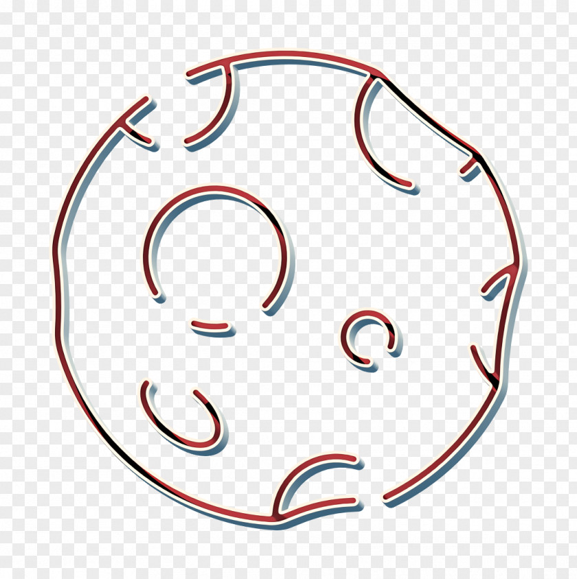 Smile Nose Astronomy Icon Lunar Moon PNG