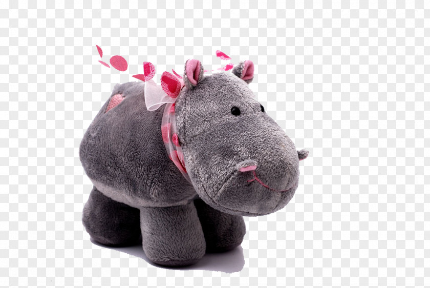 Toy Hippo Pygmy Hippopotamus Stuffed Fur PNG