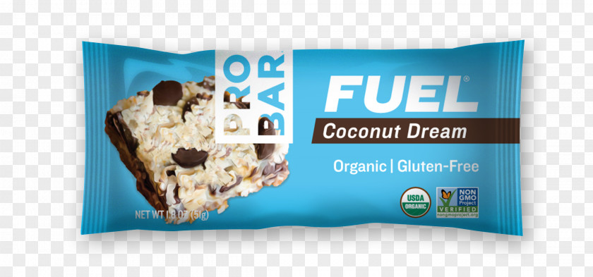 Coconut Energy Bar Packaging And Labeling Flavor Fuel PNG