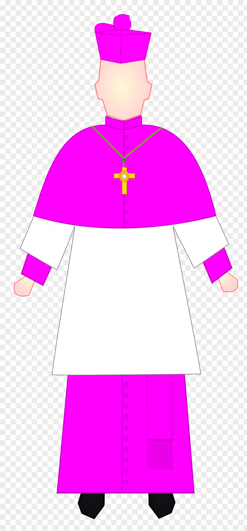 Dress Choir Bishop Priest Cassock Cardinal PNG