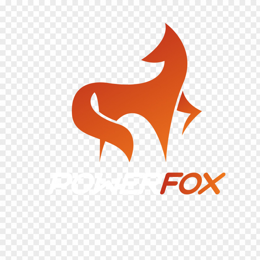 Fox Logo Vector Graphics Clip Art Design PNG