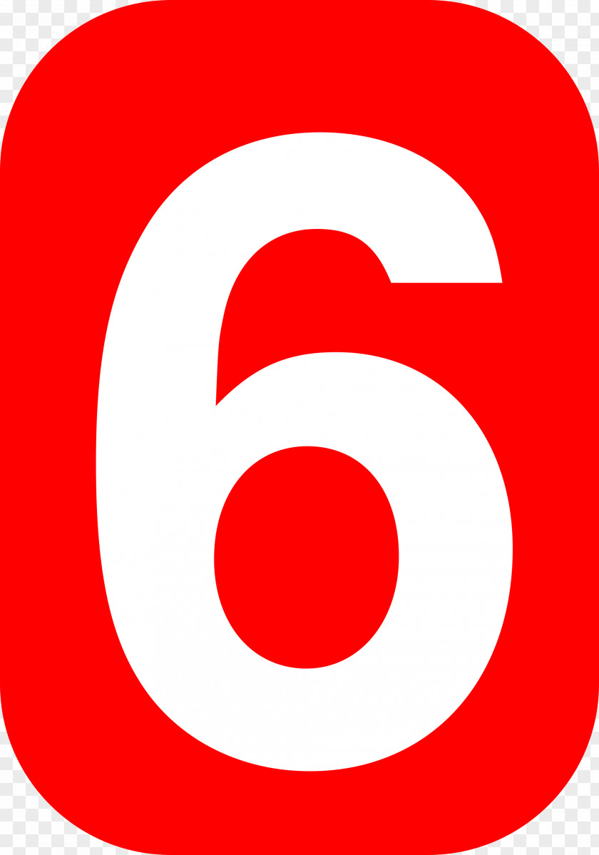 Number 6 Rectangle Shape Rectangular Function Polygonal Chain PNG