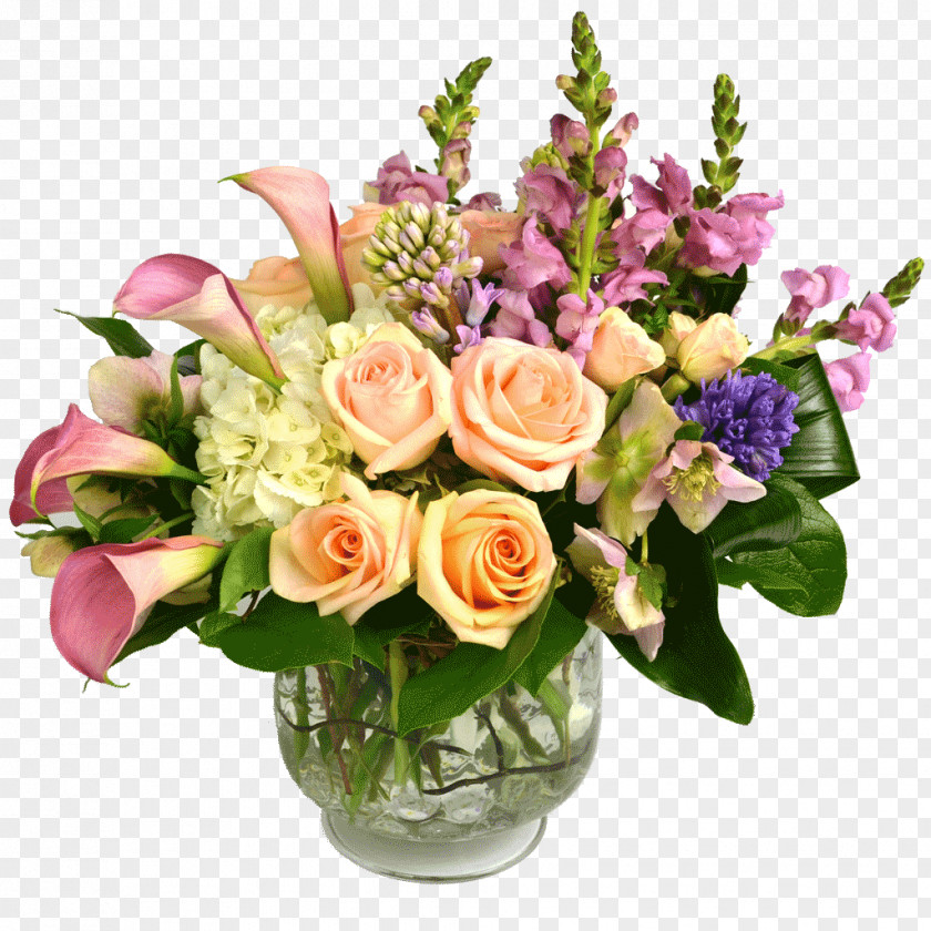 Pastel Flowers Flower Bouquet Birthday Cut Floristry PNG
