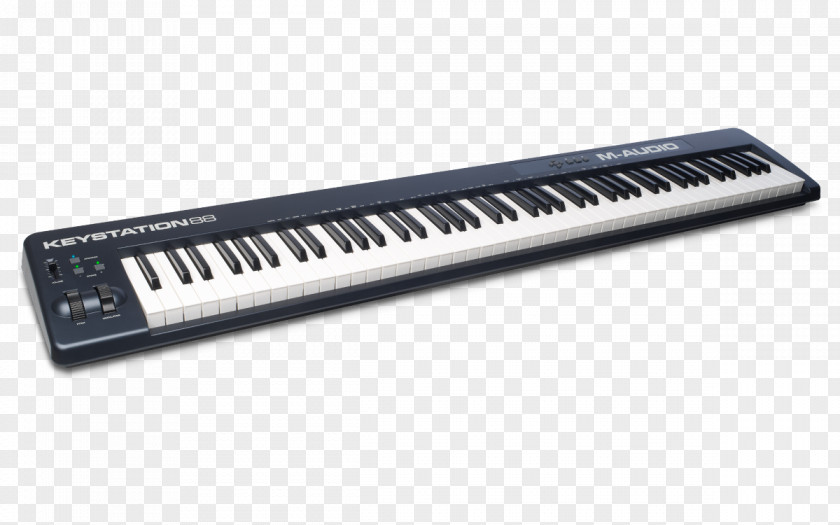 USB MIDI Controllers Keyboard M-Audio Keystation 88 II Electronic PNG