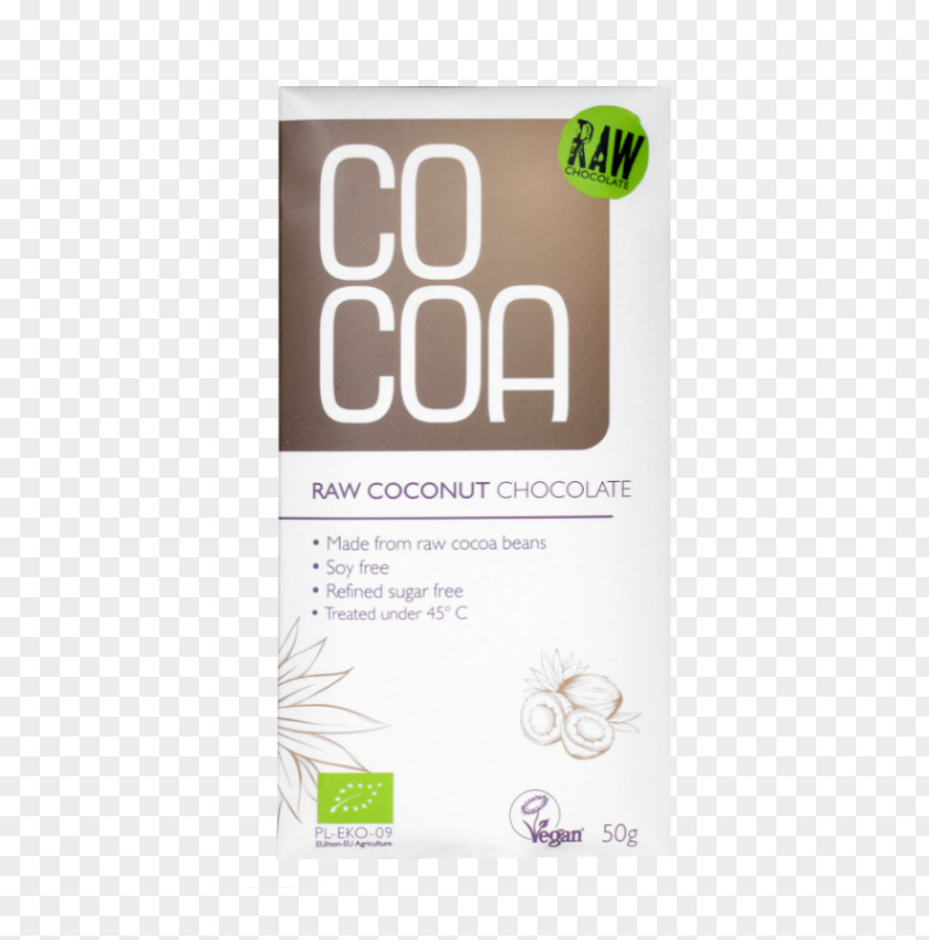 Milk Chocolate Bar Organic Food Coconut Raw Foodism PNG