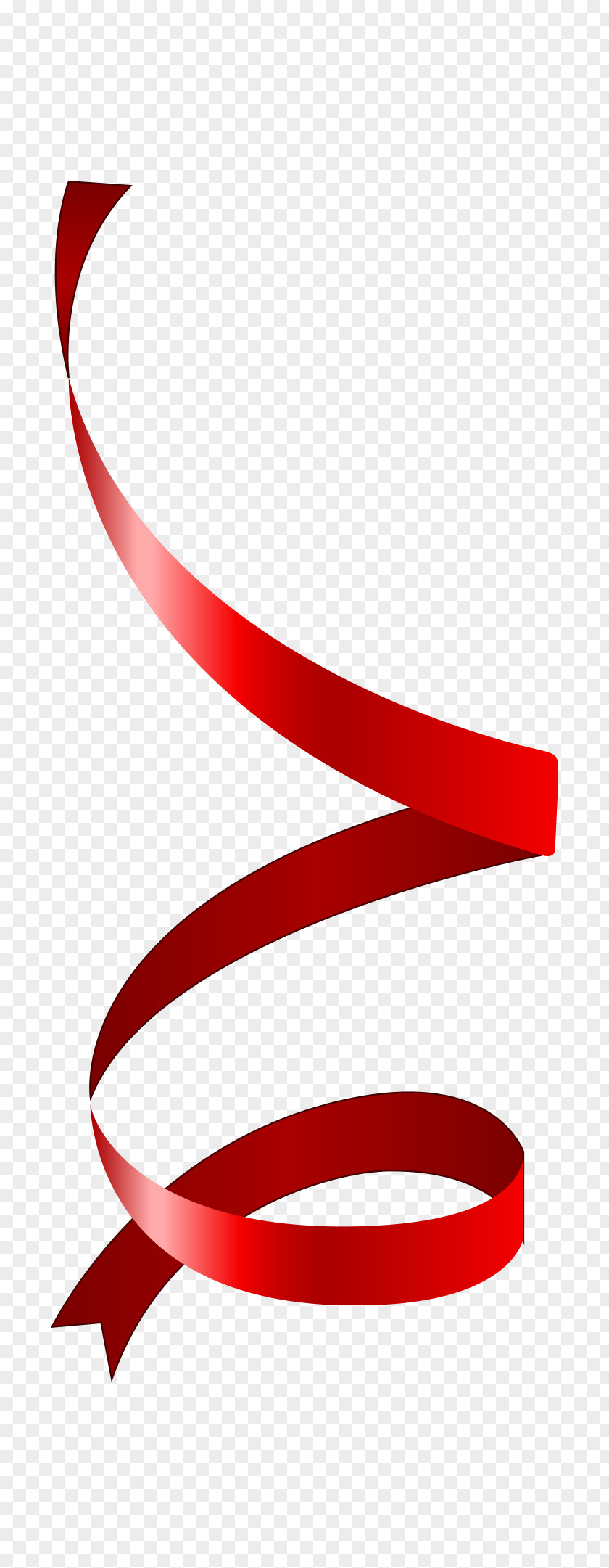 Vector Red Ribbon Euclidean PNG