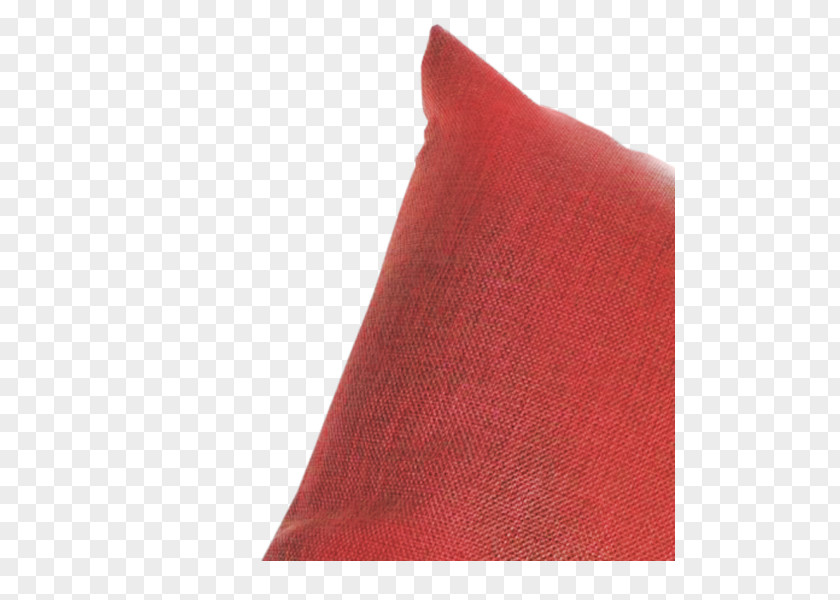 Angle Cushion Velvet RED.M PNG