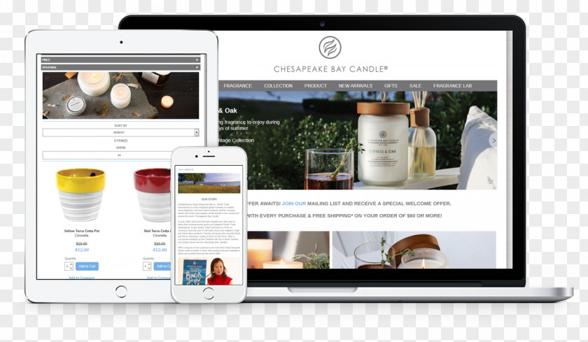 Chesapeake Bay E-commerce Web Page Brand PNG