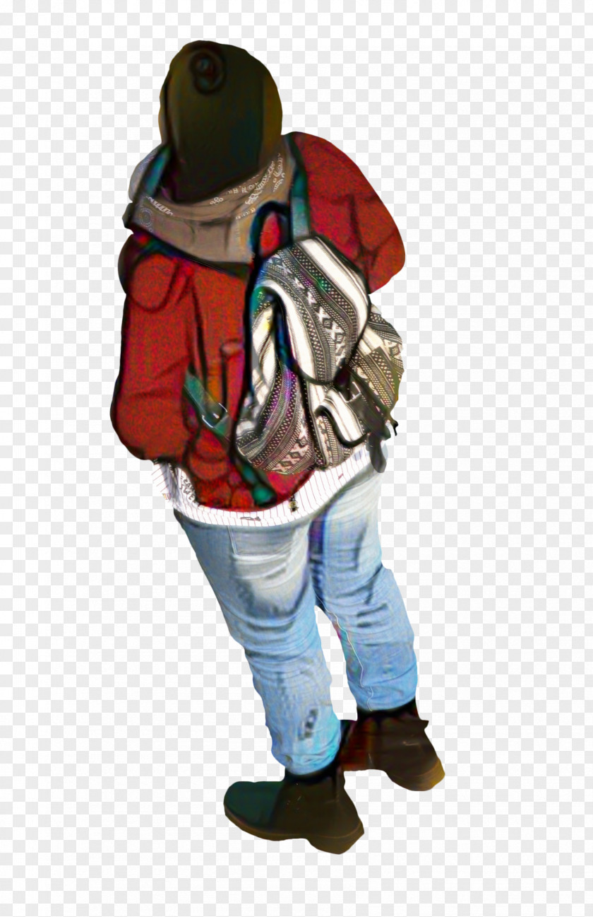 Jacket Backpack Person Cartoon PNG