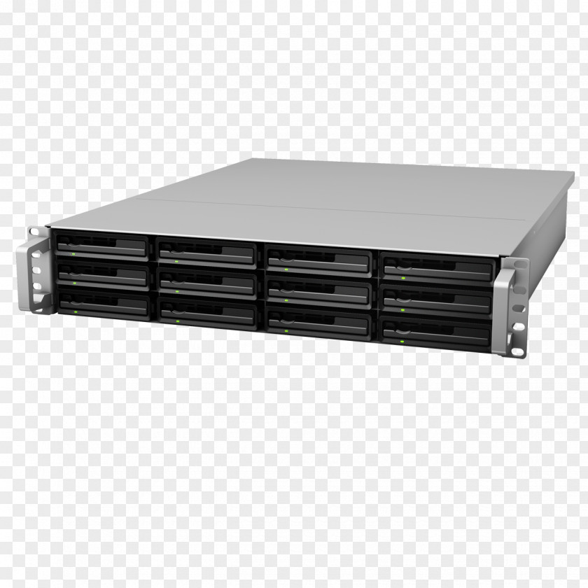 Synology RackStation RS3617RPxs Network Storage Systems Inc. 19-inch Rack RS3617xs+ NAS (2U) Ethernet LAN Black PNG