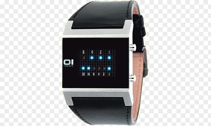 Watch Binary Clock Dial Quartz PNG