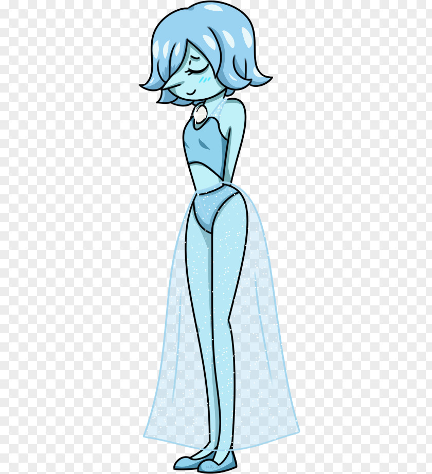 Blue Pearl Clip Art Illustration Woman Human Cartoon PNG