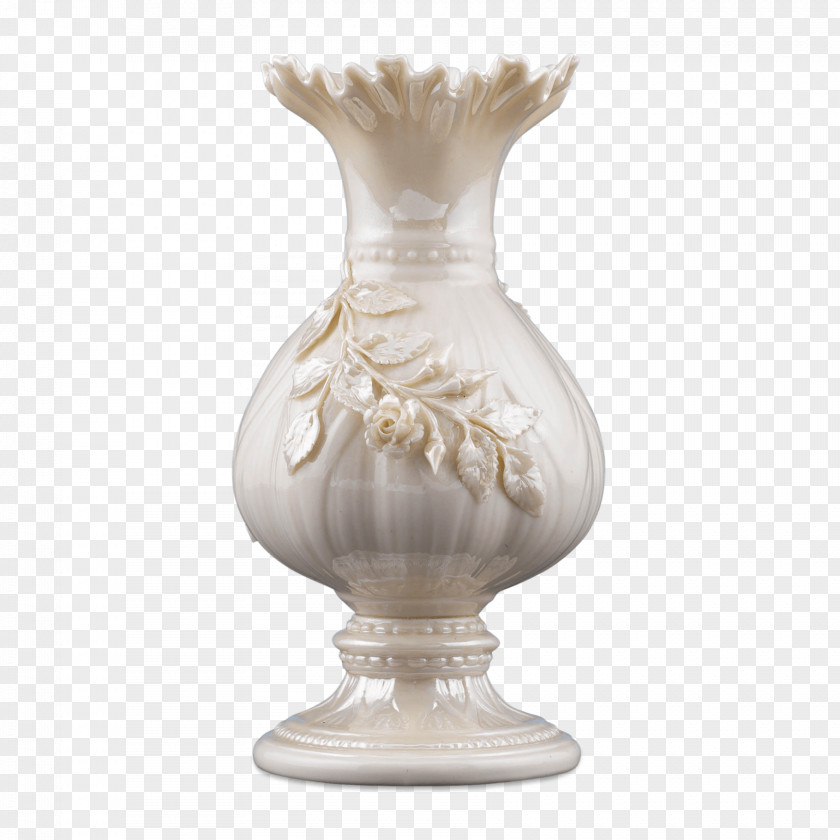 Porcelain Vase Belleek Pottery Ribbon PNG