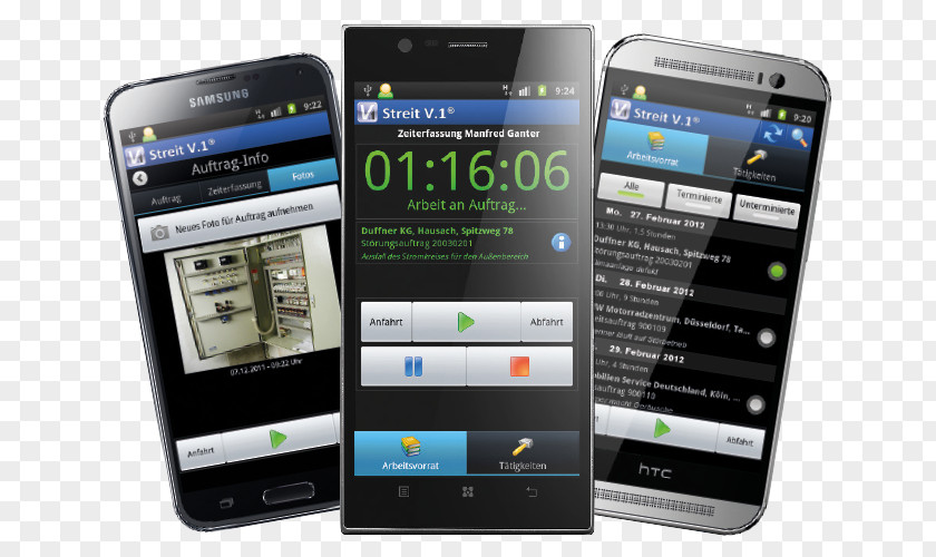 Smartphone Feature Phone Mobile Phones Zeiterfassung Time And Attendance PNG
