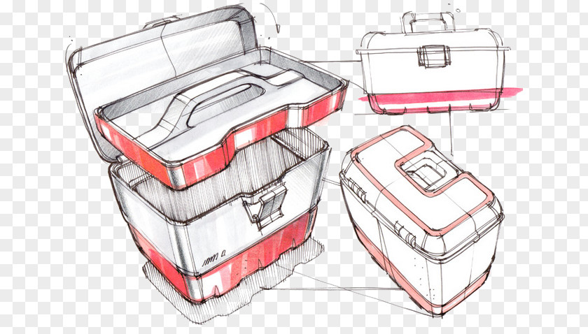 Toolbox Drawing Industrial Design Sketch PNG