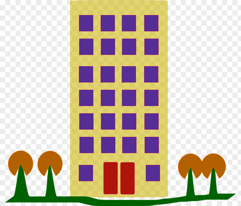 Apartment House Building Clip Art PNG