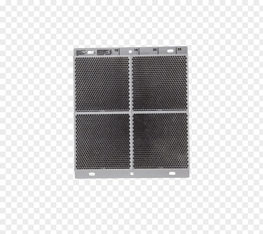 Beam Alarm Metal Mesh Rectangle Pattern Black M PNG