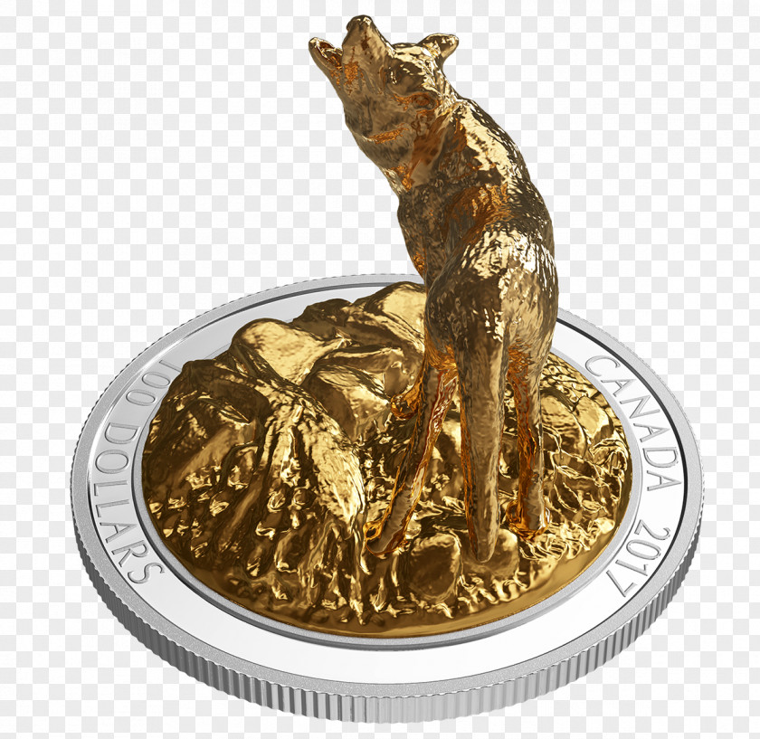 Canada Central Federal District Coin Wolf JPEG PNG