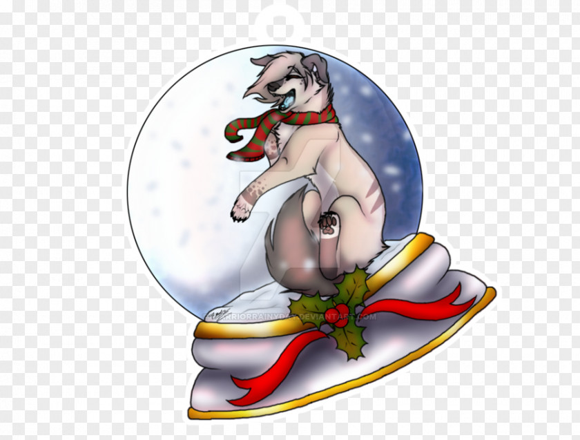 Dog Illustration Cartoon Christmas Ornament Day PNG