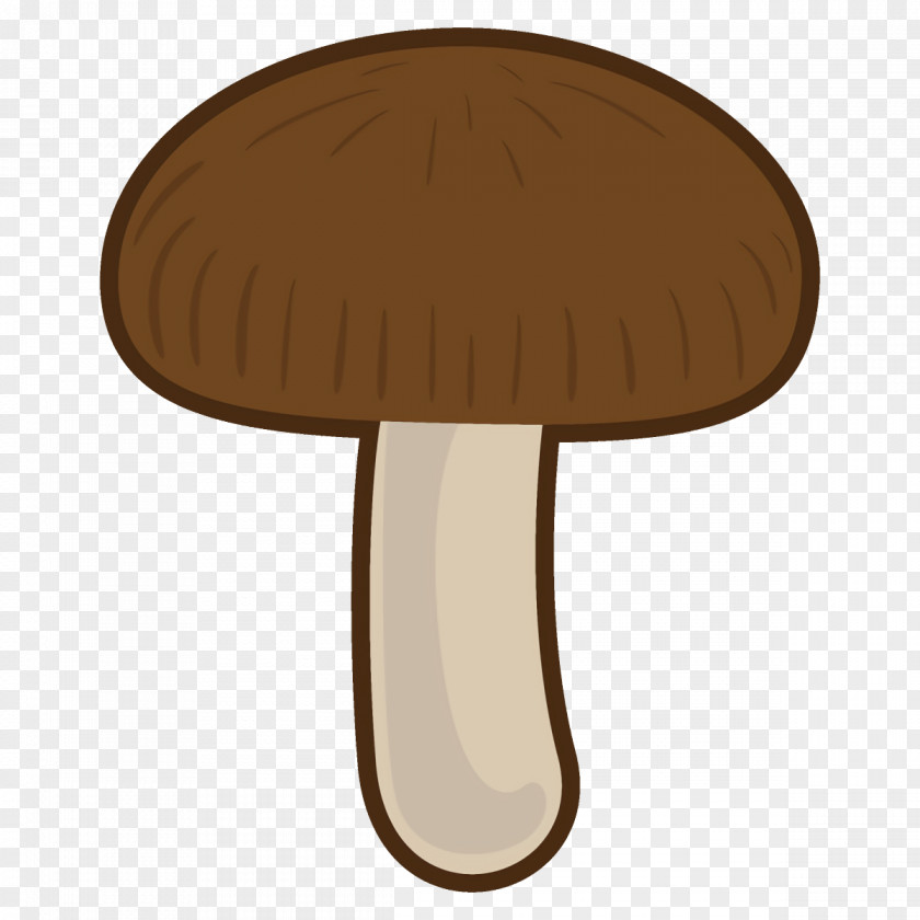 Table Shiitake Mushroom Brown Wood Edible PNG