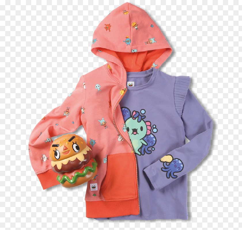 Toca Boca Hoodie Clothing Polar Fleece Raton PNG