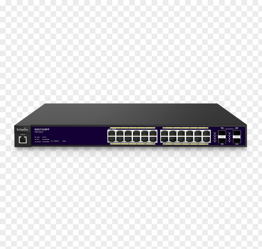 4 Port Switch Power Over Ethernet Network 24-Port 1U Rack-Mount Gigabit Small Form-factor Pluggable Transceiver PNG