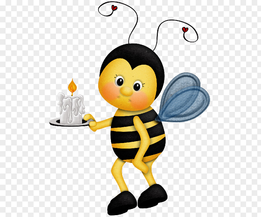 Cartoon Bee Apidae Apis Florea Drawing Illustration PNG