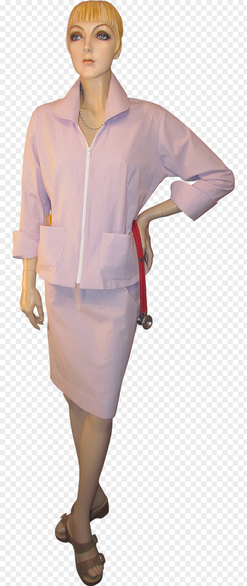 Costume Pink M Outerwear Uniform Top PNG