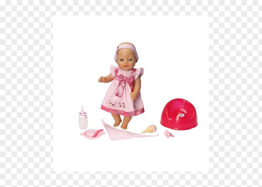 Doll Baby Born Interactive Toy Child Toddler PNG