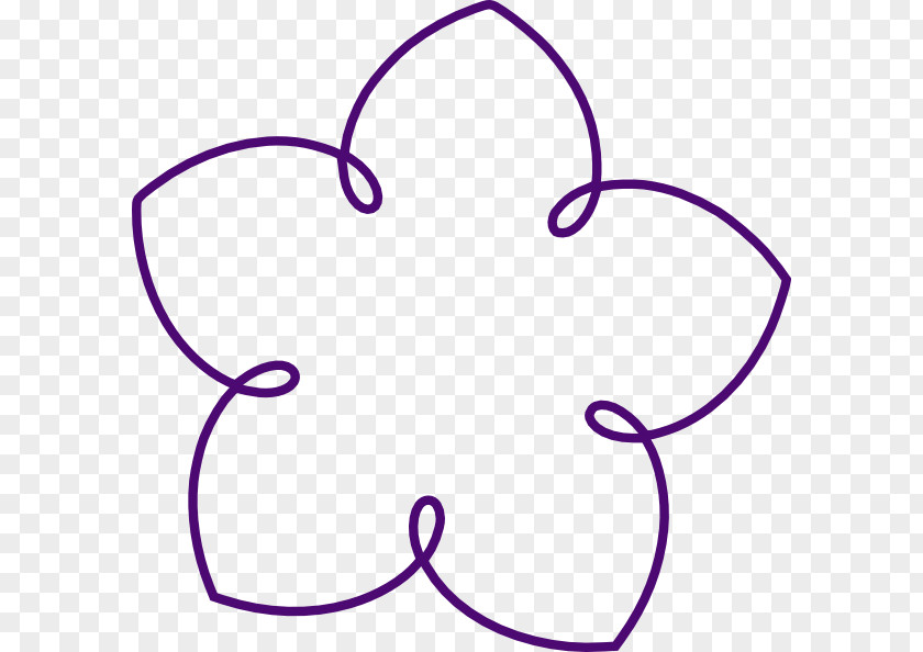 Purple Shape Cliparts Flower Petal Clip Art PNG