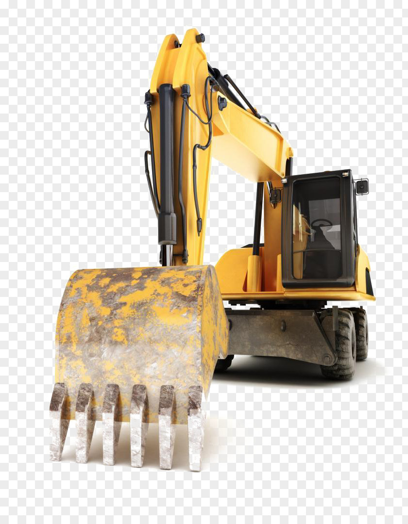 Vehicle Construction Equipment Excavator Machine Hydraulics Bulldozer Demolition PNG