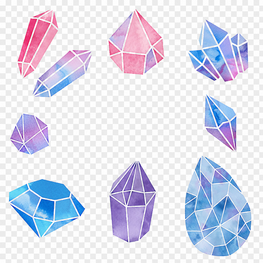Diamond T Drawing: Colored Pencil How To Draw Watercolor Painting Introduction Crystals For Children PNG