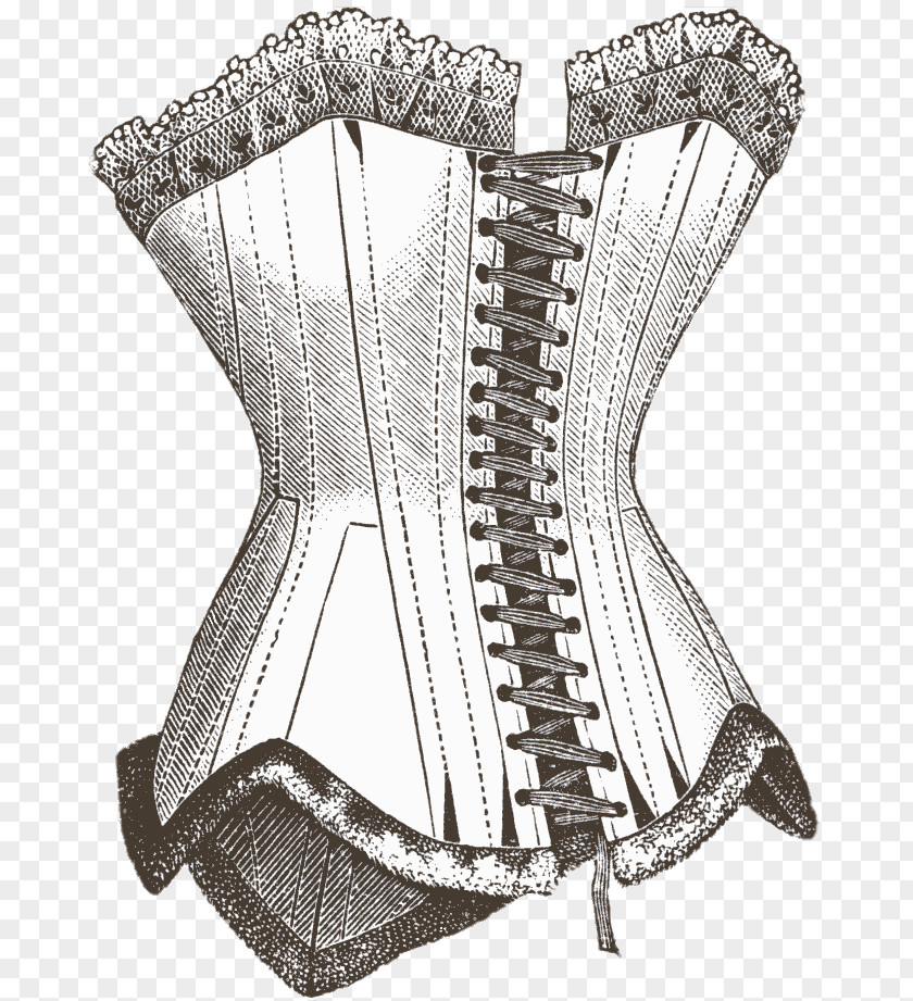 Dress Hourglass Corset Busk Clothing Girdle PNG