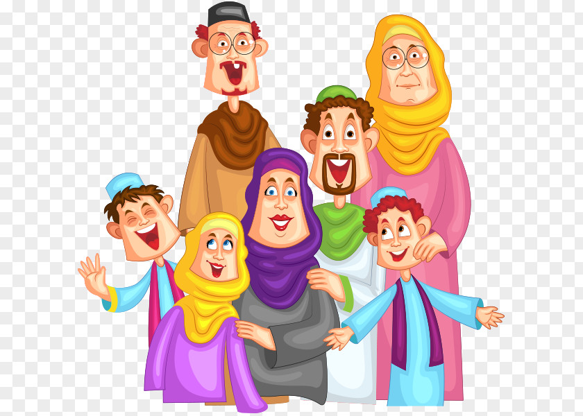 Family Muslim Islam Clip Art PNG