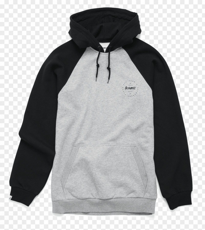 Gray Black Hoodie T-shirt Jacket Sweater PNG