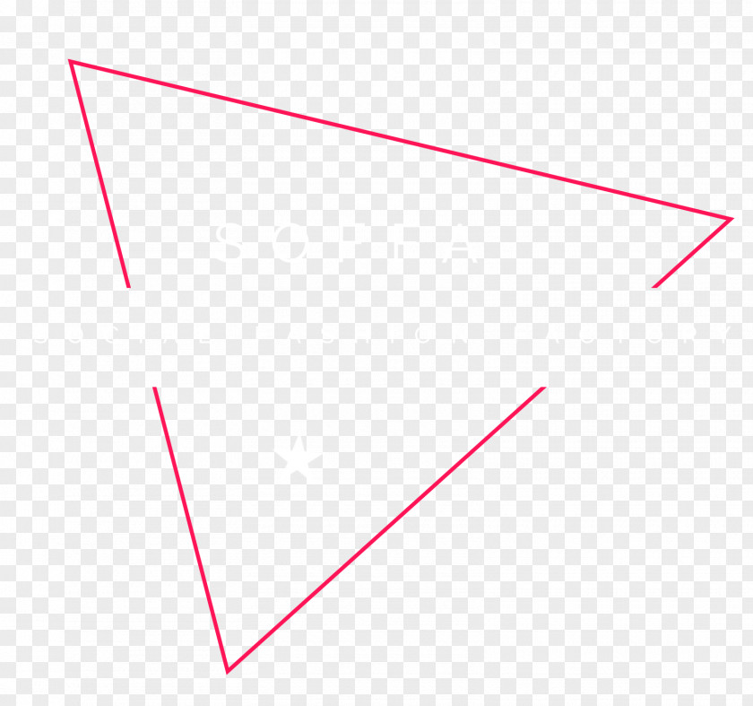 Line Triangle Point Pink M PNG