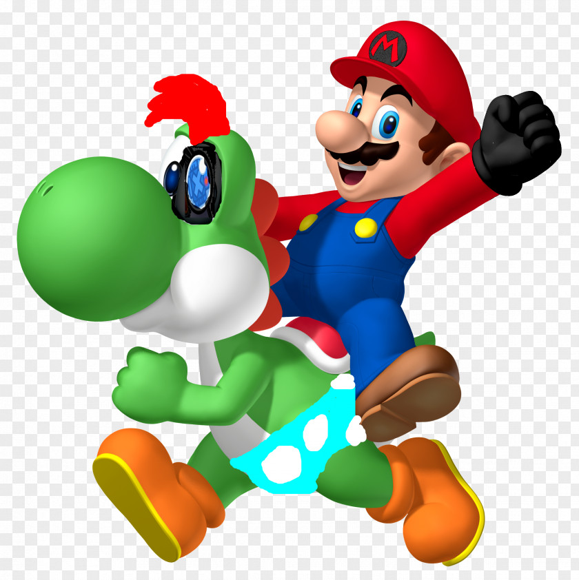 Luigi Mario & Yoshi Super Bros. World PNG