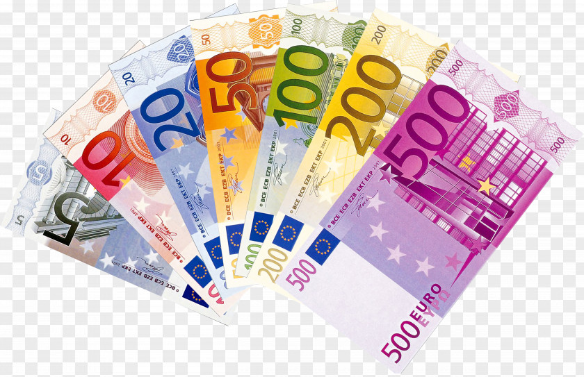 Money Euro Banknotes Currency 20 Note PNG