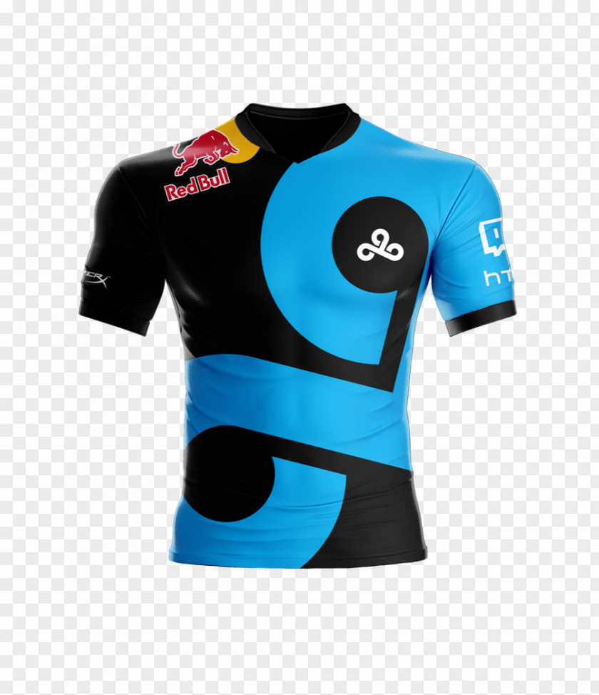 Red Bull Cloud9 Energy Drink Jersey North America League Of Legends Championship Series PNG