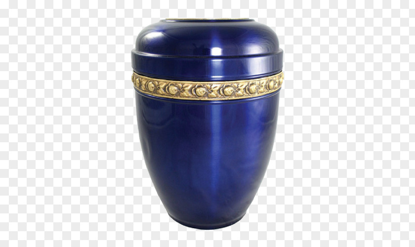 Urn Cobalt Blue Cremation PNG