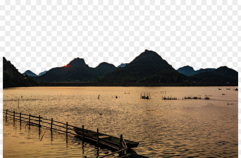 Cloud Nanpu By A Black Landscape Pictures Puzhehei Scenic Area Shaxi, Yunnan Tourism PNG