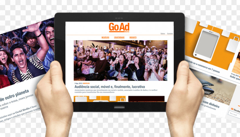 Goad Multimedia Handheld Devices Digital Journalism Display Advertising PNG