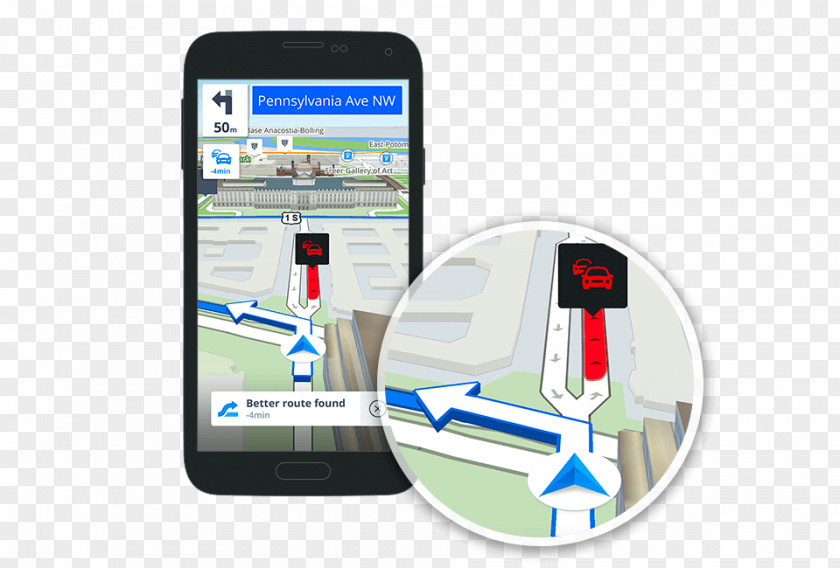 Gps Navigation Smartphone GPS Systems Car Sygic PNG