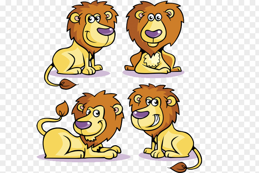 Lion Cartoon Drawing Clip Art PNG