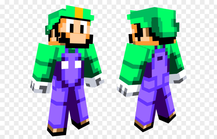 Luigi Moustache Minecraft Super Mario World Smash Bros. PNG